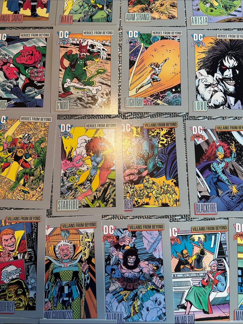 1991 DC Cosmic Cards Inaugural Addition - Picture 15 of 17